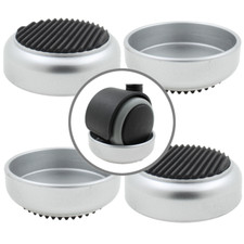 Furniture Wheel Castor Cups, Non Slip - Protect Floors, Prevent Movement - 4 Pcs