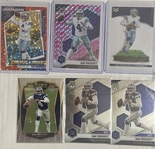 Panini Mosaic Cowboys Dak Prescott Pink Prizm #58 + Airborne Disco + clearly ++