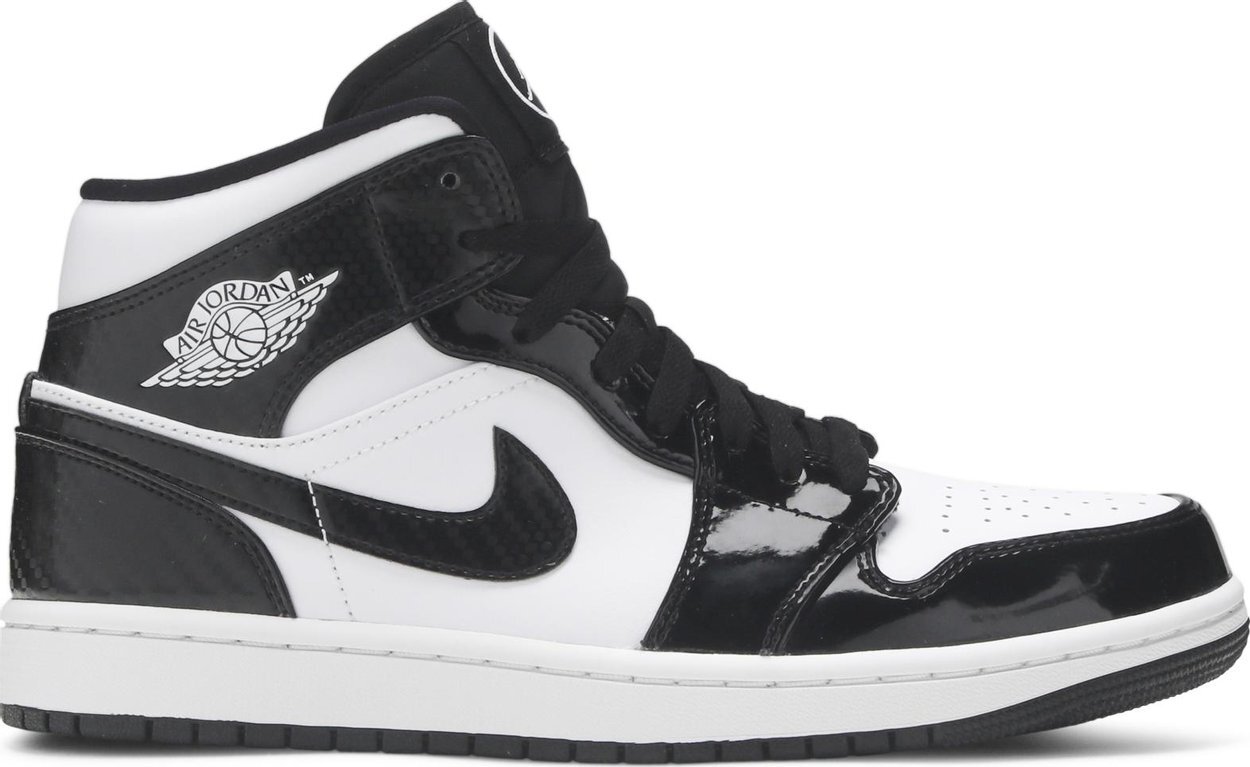 Jordan 1 Mid Black/White for Sale 