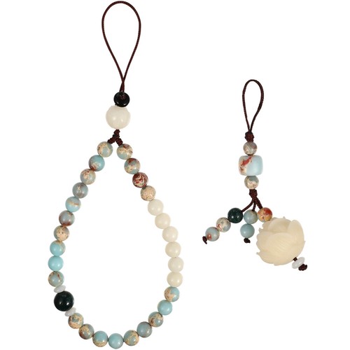 Beaded Women Girls Keychain For Women Phone Accessories Charm - 第 8/12 張圖片