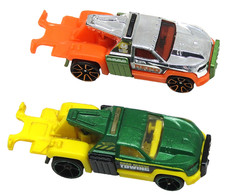 Hot Wheels Repo Duty Tow Truck Lot 2 Chrome Green Road Rescue Hw City 2013 Hot Wheels Repo Duty Tow Truck Lot 2 Chrome Green Road Rescue Hw City 2013