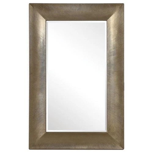 Uttermost Valenton PU and MDF Wood Decorative Mirror in Champagne Silver - Picture 1 of 7