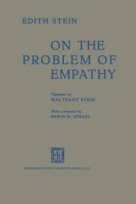 On the Problem of Empathy by Edith Stein (English) Paperback Book