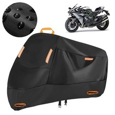 Motorrad Abdeckung Motorradgarage Motorradplane Abdeckplane Roller UV-Schutz, L