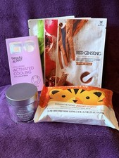Beauty 360 Skincare Bundle Face Masks Eye Mask Facial Wipes Sleep Mask Lot