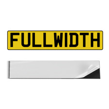 XL 50x10cm Number Plate Adhesive Pads - FULL PLATE WIDTH Sticky Tape
