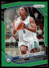 2025 Panini Prizm WNBA Green Prizms #126 Teresa Edwards