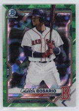 2021 Bowman Sapphire Edition Green Refractor 12/125 Jeisson Rosario #BCP-37 00jz