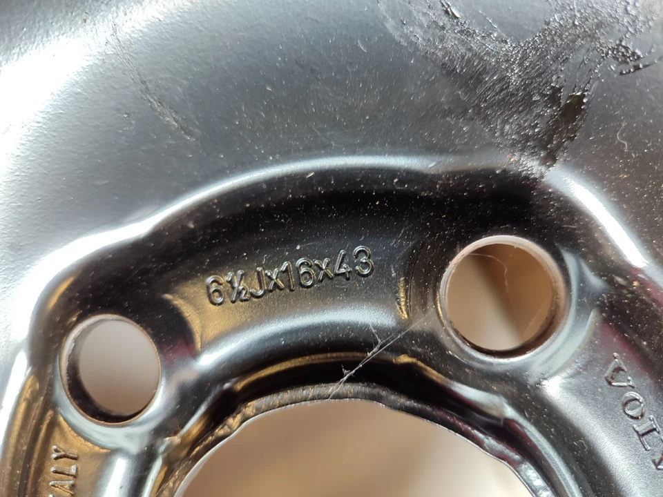 Ersatzrad Reserverad Stahlfelge 16 Zoll 205/55 R16 Volvo V70 S60 S70 S80 9173248 - Bild 3 von 4