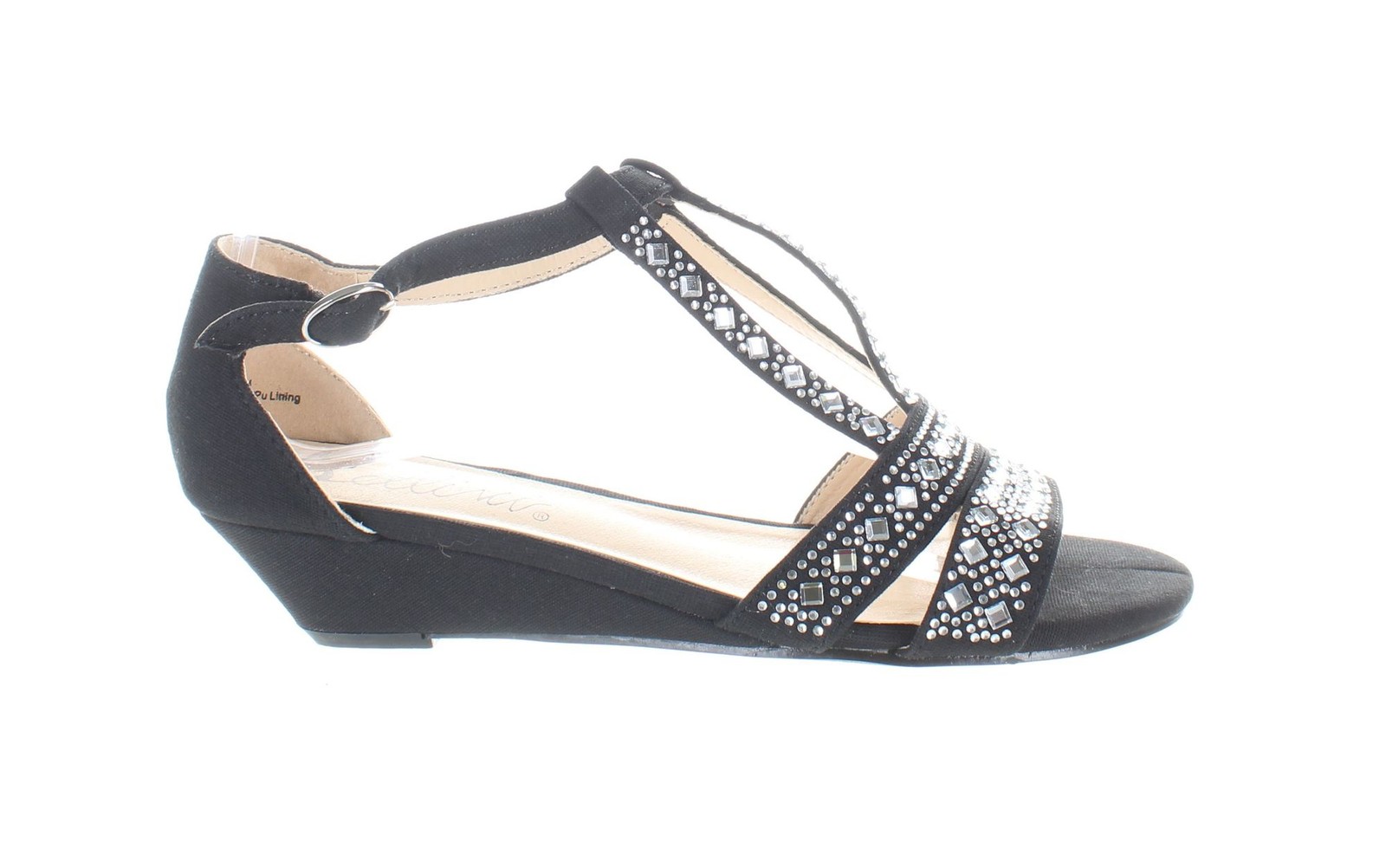 Женские босоножки Bellini Laaris черного цвета с Т-образным ремешком размер 6 7481019 5290₽