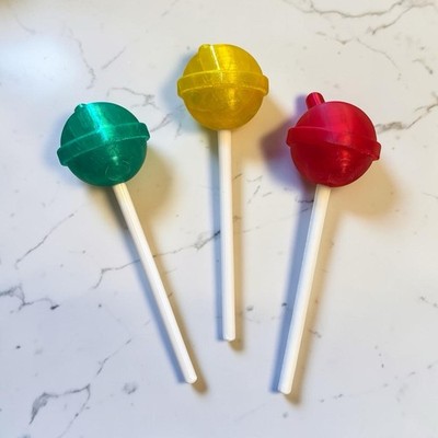 Lollipop Sucker For Cabbage Patch Kid Pacifier Mouth 3D Printed 3 Stoplight