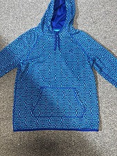 Nike Therma-FIT women s Pullover Hoodie Blue Polka Dot Fleece Polyester M