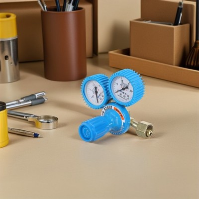  Druckminderer Für Sauerstoffflaschen Gasflaschen Manometer Druckmessgerät