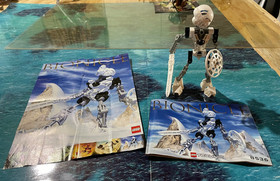 LEGO Bionicle Toa Mata Kopaka 8536 (2001) w/ Instructions & Poster, no canister