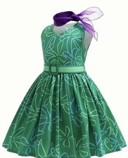 Disgust Inside Out Disney Pixar Fancy Dress Up Halloween Child Costume Size 7-9