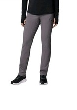 Columbia Women's Fleece Lined Active Fit Straight Leg Pants, City Grey, Size S