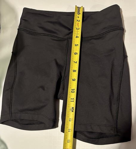 Outdoor Voices Damen Freizeit Biker Shorts schwarz hohe Taille Aufwärmen Größe: Small - Bild 5 von 5