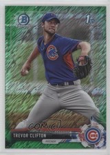 2017 Bowman Chrome Prospects Green Shimmer Refractor 35/99 Trevor Clifton 4l3
