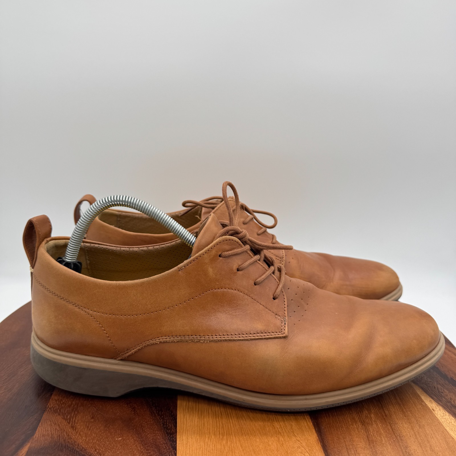 SAOLA Amberjack The Original Scarpe Uomo 14 Ossidiana Miele Marrone Pelle Abito Oxford