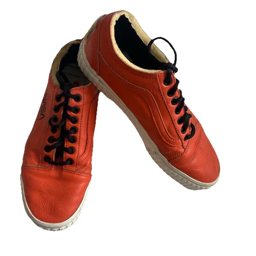 Vans Old Skool  NASA Space Voyager Firecracker Orange Shoes Men 8.5 Women 10 UU