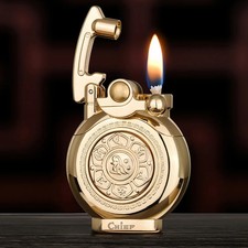Gadget For Man Unique Gasolin Fire Windproof Kerosene Lighters Smoking Vintage