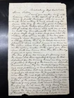 Civil War Letter Vicksburg 1863