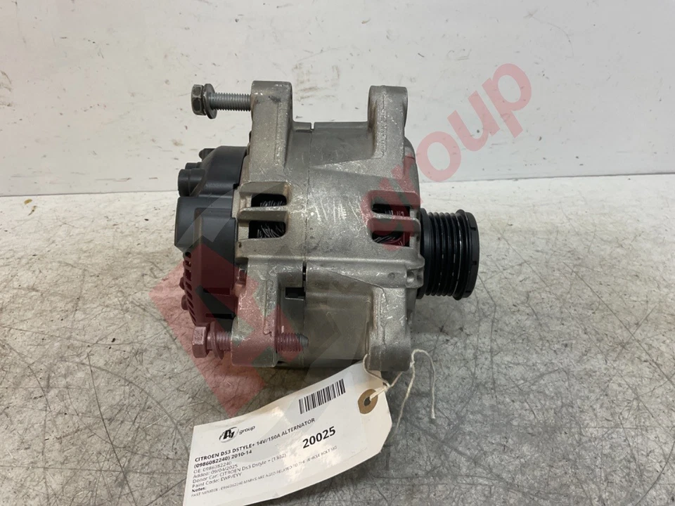 CITROEN DS3 DSTYLE+ 14V/150A ALTERNATOR (0986082240) 2010-14 0986082240 - Image 2 of 4