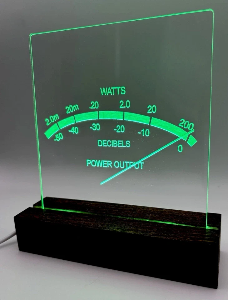 McIntosh Power Amplifier Audiophile Led Sign W/base Hot Item - Image 2 of 4