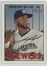 2016 Topps Heritage High Number Gum Damage Back Jonathan Villar #582 0d4