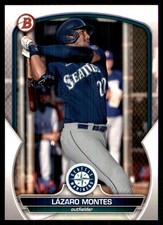 Lázaro Montes 2023 Bowman Draft #BD-185 Mariners MLB READ FREE SHIPPING