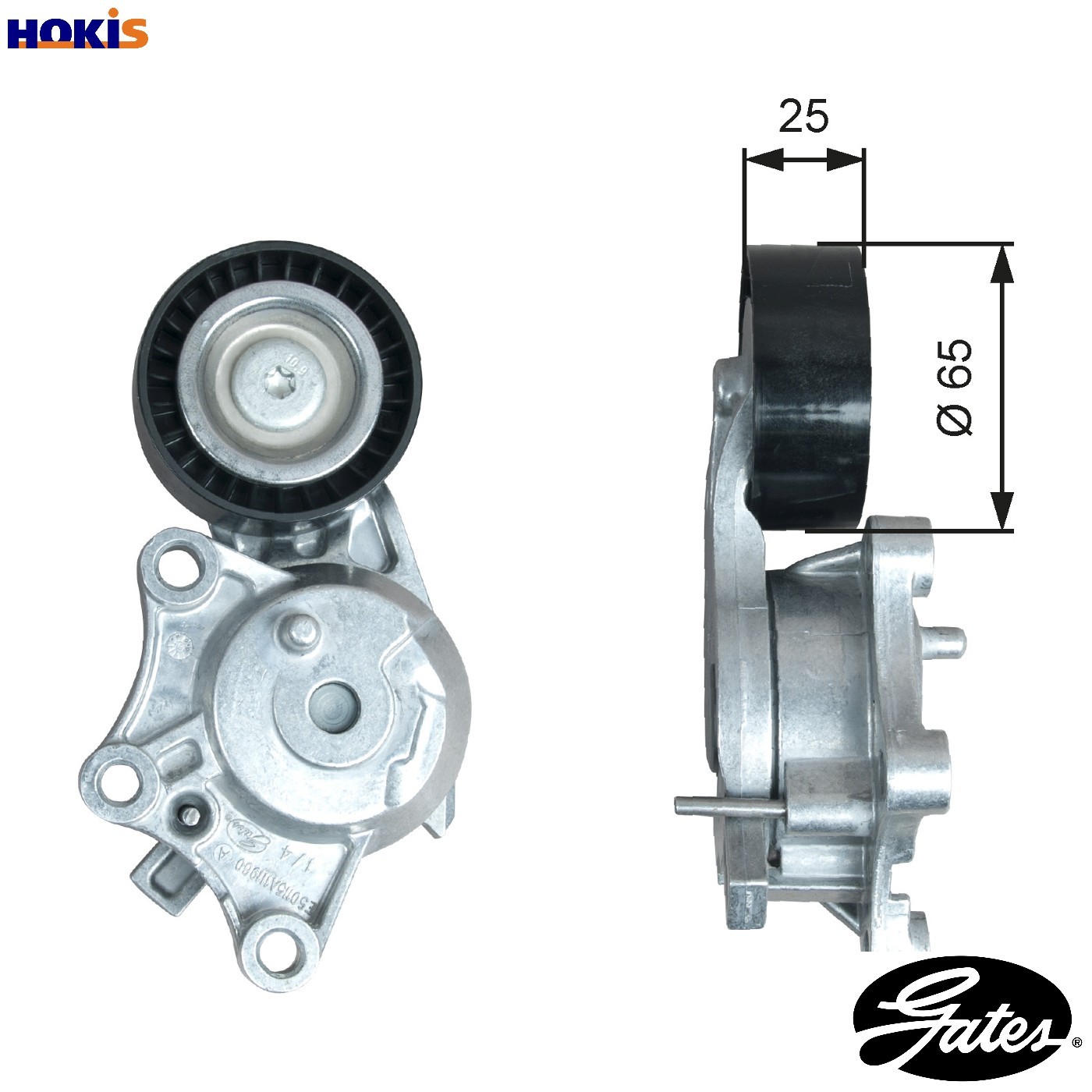 BELT TENSIONER VRIBBED BELT T39378 FOR PEUGEOT 208/Hatchback/Van CITROEN 1.6L - Image 7