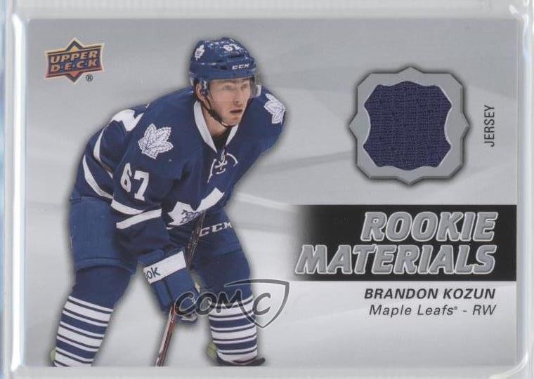 Brandon Kozun #RM20 2014-15 Upper Deck Hockey Rookie Materials
