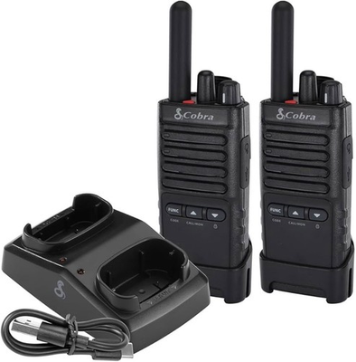 #ad Cobra PX650 Two Way Radio Walkie Talkie 2 Pack VOX Rugged Privacy Codes $49.99