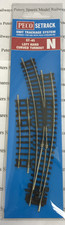 Peco ST-45 Setrack N Gauge Curved Turnout Left Hand N Gauge