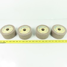 Norton 53A60-J8VH Cup Grinding Wheels 4.5" x 2-1/4" x 1" 60 Grit Lot of 4