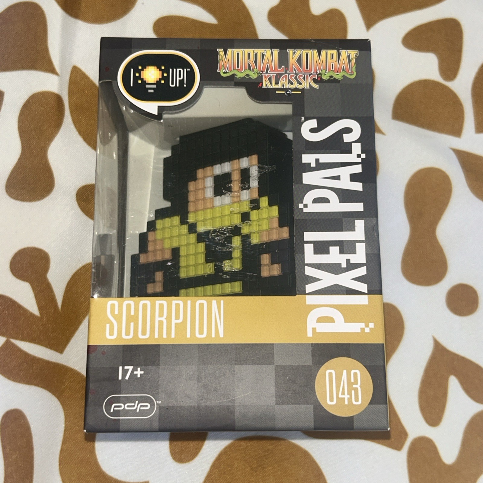 Figurine Pixel Pals Mortal Kombat Scorpion 043 lampe pixel art collector neuve sous blister