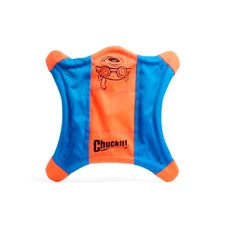 Chuckit Flying Squirrel Fetch Dog Toy - Water Floating Flyer - Soft and Durab...