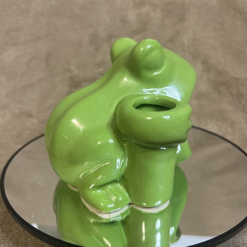 Ceramic Frog Sponge/Brush Holder Kitchen Tool - Picture 5 of 8