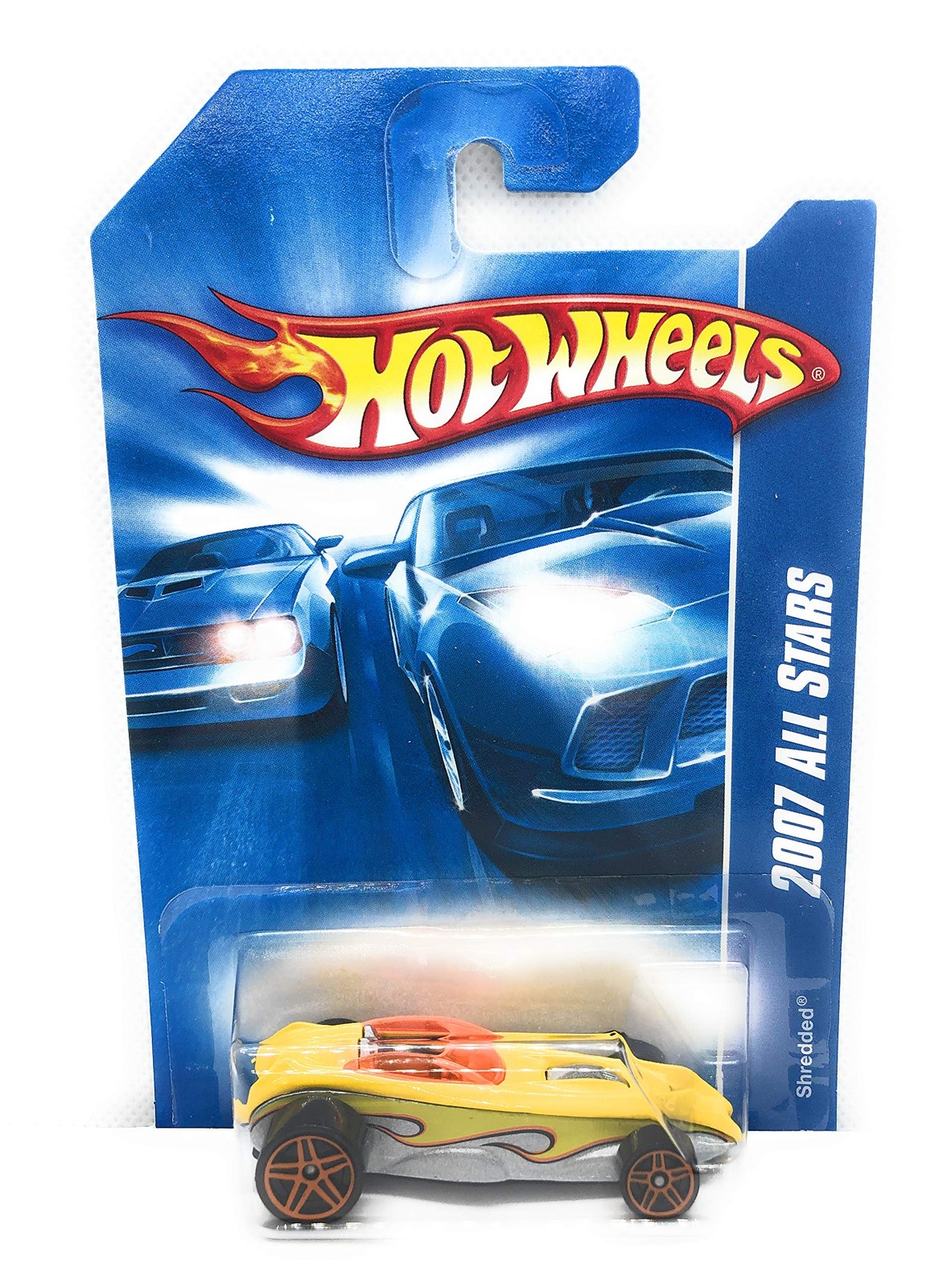 Hot Wheels 2007 All Stars Yellow Shredded 149/180 By Mattel Toy Car Brand New