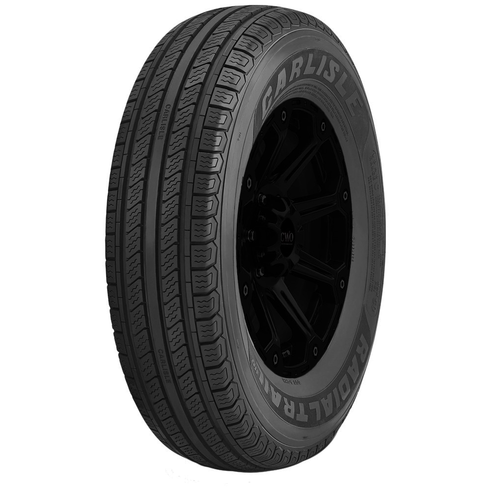 (QTY 4) ST175/80R13 Carlstar Radial Trail HD 91M Load Range C Black ...