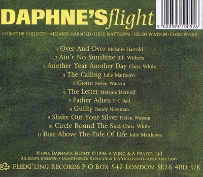 DAPHNE'S FLIGHT - DAPHNE'S FLIGHT * NEW CD