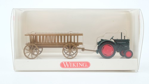 Wiking H0 8930131 Hanomag R13 con escalera verde | Condition: Gebraucht
