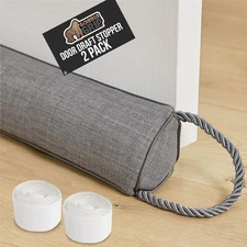 Door Draft Stopper for Bottom of Doors, Sweep Weather Stripping Seal Noise, Cold