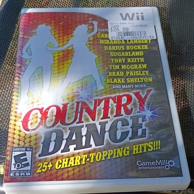 GameMill Entertainment Country Dance Nintendo Wii Manual Music Dance E10+ 2011