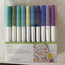 Cricut Ultimate Fine Point Pen Set 0.4mm Fine Tip 30 Assorted Colors 2004060