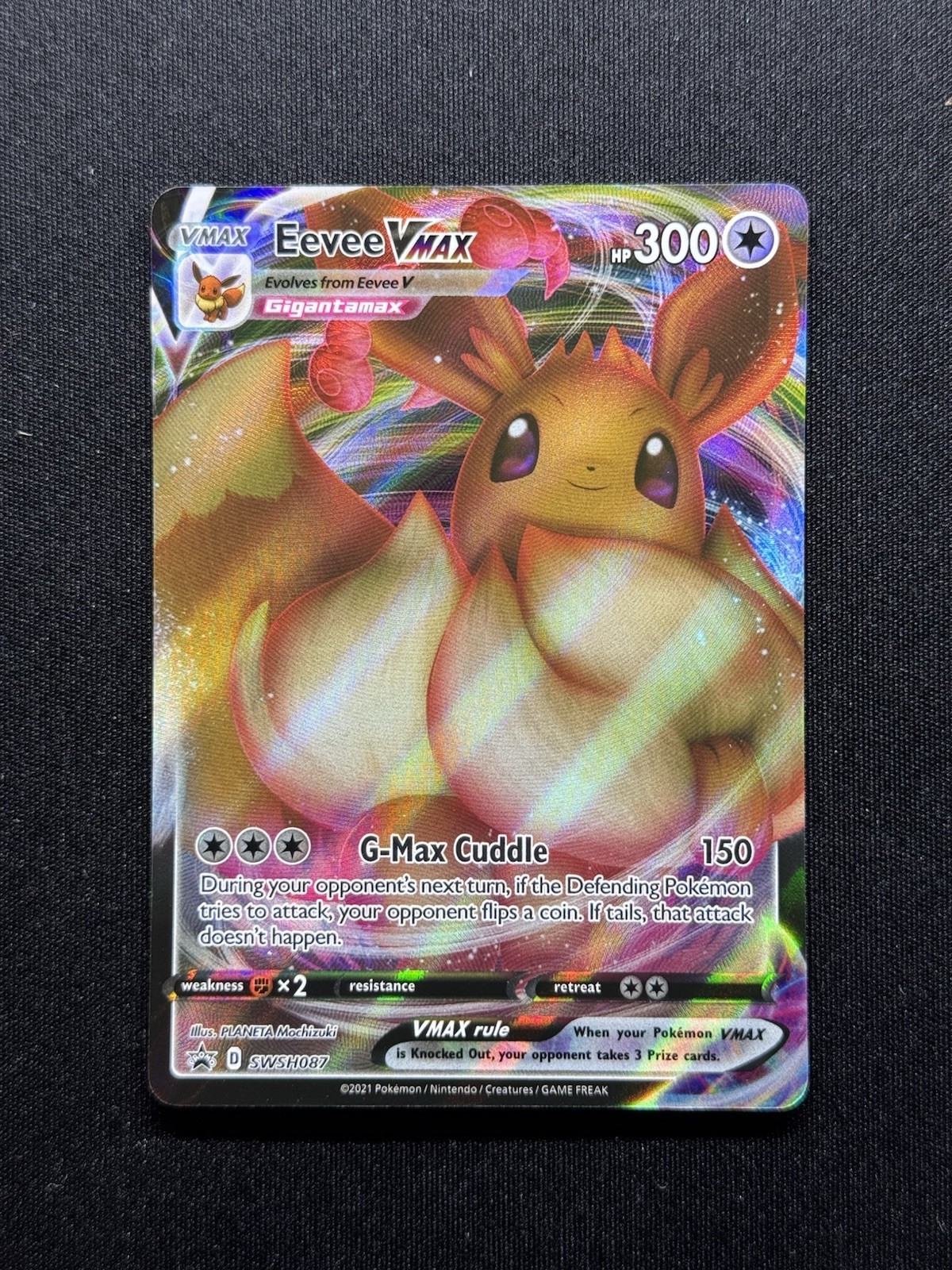 Eevee VMAX SWSH087 Shining Fates - Black Star Promo Pokemon Card - NM/Mint