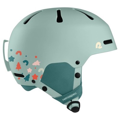 Ski Helmet Kids Youth Adjustable Durable ABS Shell EPS Foam Retrospec Comstock