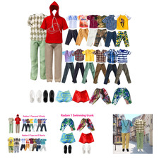 13 Pieces Doll Clothes Accessories for 11.5 Inch Boy Dolls Outfit Outfits