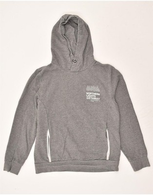 S.OLIVER Mens Hoodie Jumper Large Grey Cotton AX86