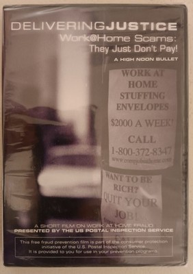 Delivering Justice Work@Home Scams They Just Don't Pay DVD 
